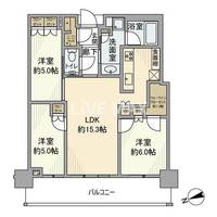 GLOBAL FRONT TOWERの間取り