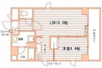ボヌールスクエアアコオV番館の間取り