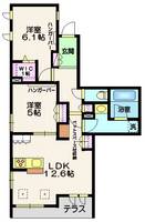 東京都杉並区方南2(マンション)の賃貸物件の間取り