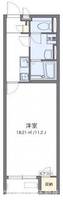 香川県坂出市福江町2(アパート)の賃貸物件の間取り