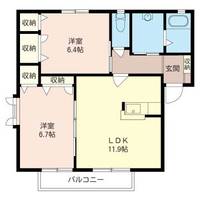 AMOUR Bの間取り