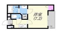 大阪府大阪市淀川区西三国4(アパート)の賃貸物件の間取り