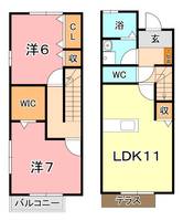 物件の間取り画像