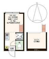 ハーモニーテラス新宿の間取り