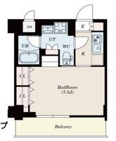 S-RESIDENCE木場flusparkの間取り
