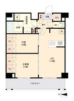 KI-LIGHTKINSHICHO 旧:ジオエント錦糸町の間取り