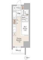 ルネフラッツ庄内通駅前の間取り