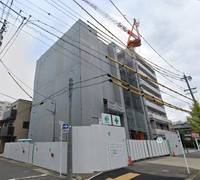 ルネフラッツ庄内通駅前の外観