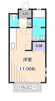埼玉県狭山市大字水野(アパート)の賃貸物件の間取り