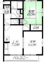 東京都品川区中延2(マンション)の賃貸物件の間取り