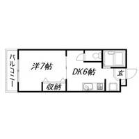 静岡県浜松市中央区佐藤2(マンション)の賃貸物件の間取り