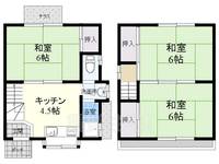 大阪府高槻市淀の原町(一戸建)の賃貸物件の間取り