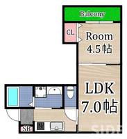 ブリーゼ城東の間取り