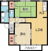 高知県高知市薊野東町(アパート)の賃貸物件の間取り