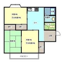 東京都昭島市拝島町2(アパート)の賃貸物件の間取り