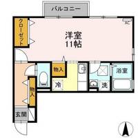 フェイバリット フラット D棟の間取り