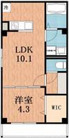 ソリティア鶴見橋の間取り