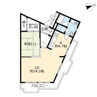 UR船堀六丁目パークハイツの間取り