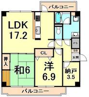 物件の間取り画像