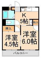 コーポイイダの間取り