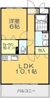 岡山県岡山市北区今保(マンション)の賃貸物件の間取り