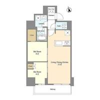 東京都江戸川区松江6(マンション)の賃貸物件の間取り