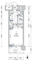 大阪府大阪市北区浮田2(マンション)の賃貸物件の間取り