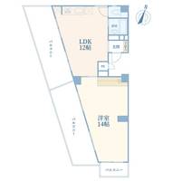 東京都世田谷区奥沢1(マンション)の賃貸物件の間取り