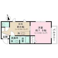 東京都新宿区上落合1(アパート)の賃貸物件の間取り