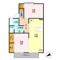 茨城県日立市東大沼町1(アパート)の賃貸物件の間取り