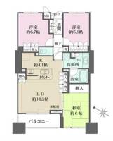 東京アインスリバーサイドタワーの間取り