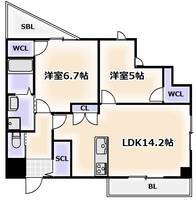 物件の間取り画像