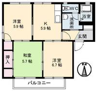 物件の間取り画像