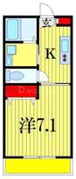 千葉県船橋市西船1(マンション)の賃貸物件の間取り