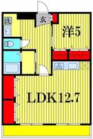 千葉県市川市新田5(マンション)の賃貸物件の間取り