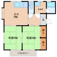 ノーブルタウンD棟の間取り
