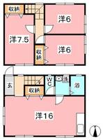 岡山県倉敷市中畝4(一戸建)の賃貸物件の間取り