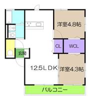 物件の間取り画像