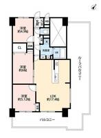 神奈川県横浜市戸塚区戸塚町の賃貸マンションの間取り
