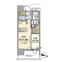 プラウド板橋区役所前の間取り