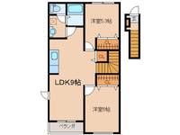 宮崎県都城市下川東1(アパート)の賃貸物件の間取り