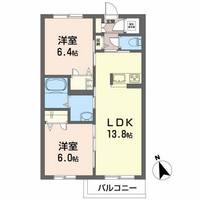 山形県山形市嶋南2(マンション)の賃貸物件の間取り