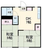 フォーブル 山本Bの間取り