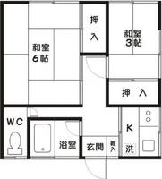板倉アパートの間取り