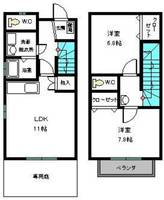 アブニールビラ有田の間取り