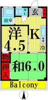 東京都足立区西新井5(マンション)の賃貸物件の間取り