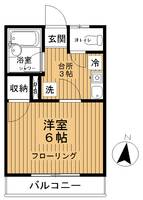 アジュール中村橋の間取り