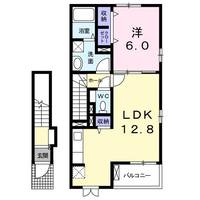 群馬県高崎市下豊岡町(アパート)の賃貸物件の間取り