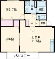 物件の間取り画像