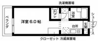 東京都世田谷区若林2(マンション)の賃貸物件の間取り